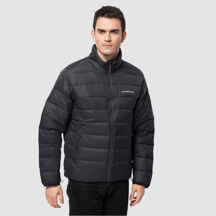 Jack Wolfskin Mens Dna Tundra Down Jacket Black 506498CFQ